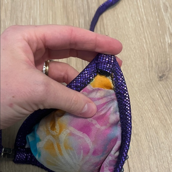 Purple Rhinestone Bikini Set - Picture 15 of 17